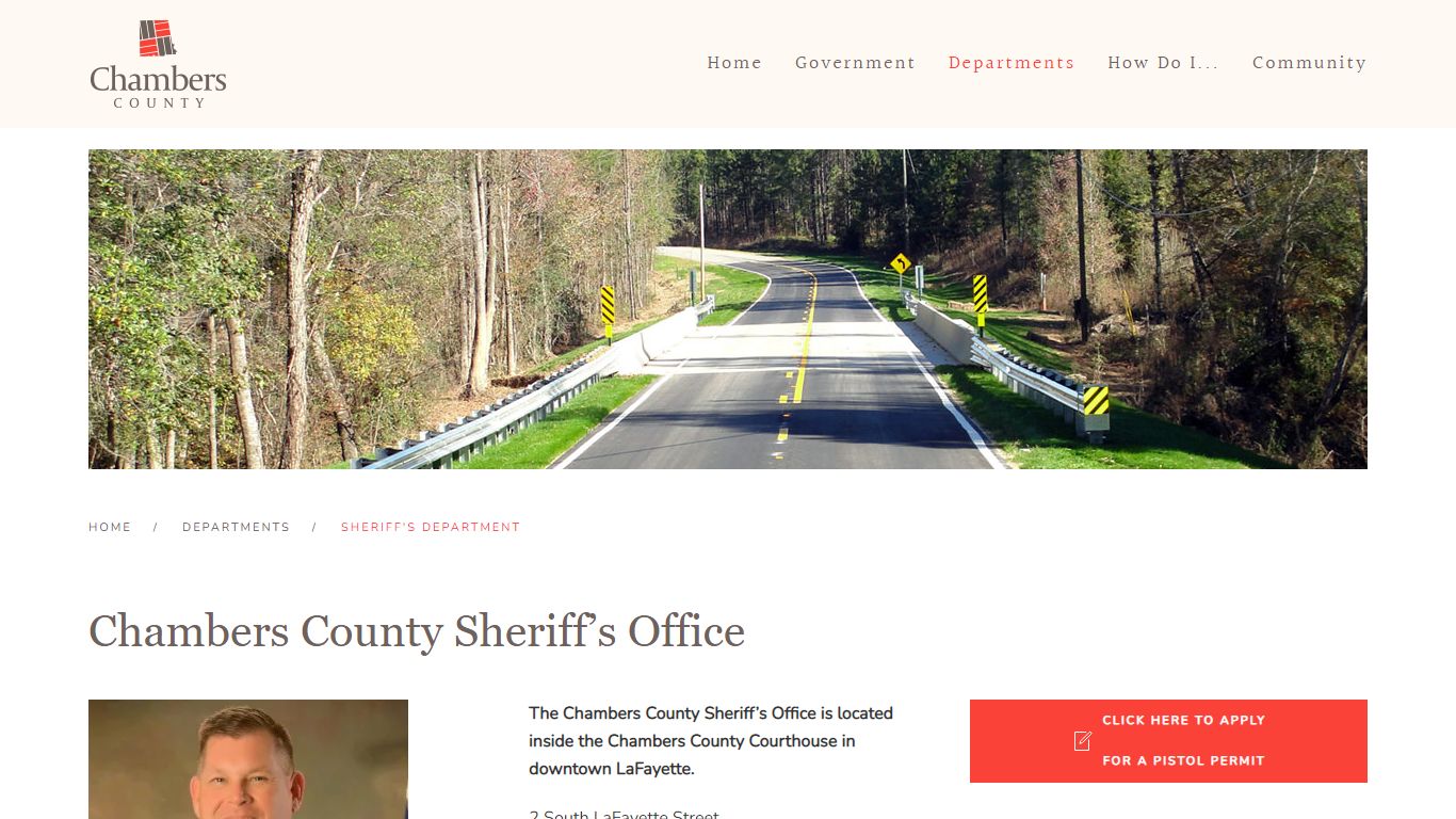 Sheriff's Department - Chambers County, Alabama